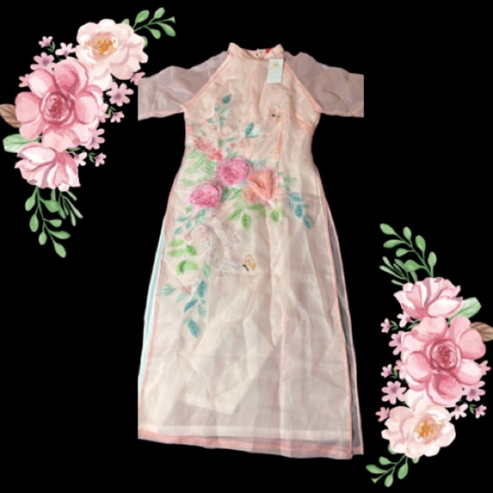 Floral Embroidered Dress